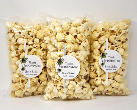 Custom Savory Popcorn Bags Mini Size Minimum order of 15 Pop Central Popcorn