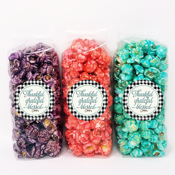 Buffalo Plaid - Thanksgiving Day Popcorn Bags