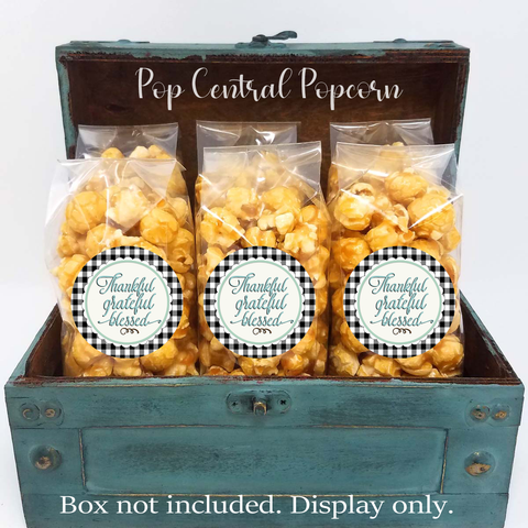 Buffalo Plaid - Thanksgiving Day Popcorn Bags