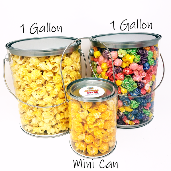 1 Gallon - Popcorn Can - SAVORY FLAVORS
