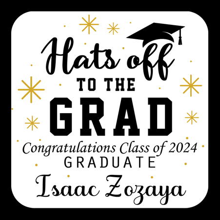 Hats Off to the GRAD - Popcorn Party Favors
