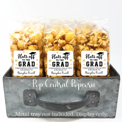 Hats Off to the GRAD - Popcorn Party Favors