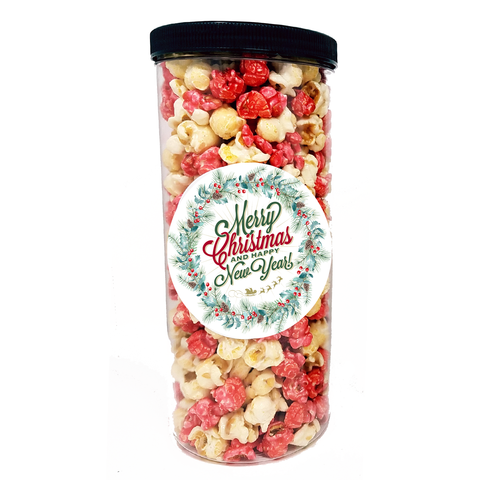 Holly Wreath Christmas - Popcorn Tube