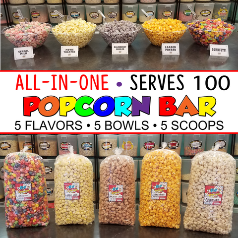 Popcorn Bar - All in One - Serves 100