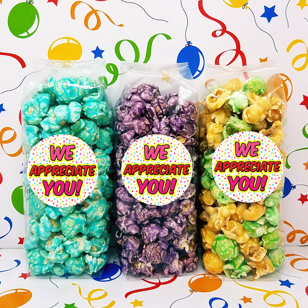 We Appreciate You - Popcorn Party Favors