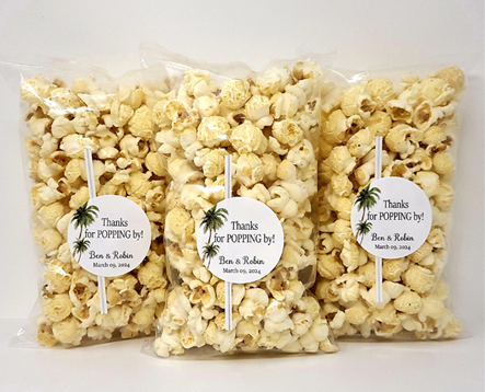 Custom Savory Popcorn Bags - Mini Size - Minimum order of 15