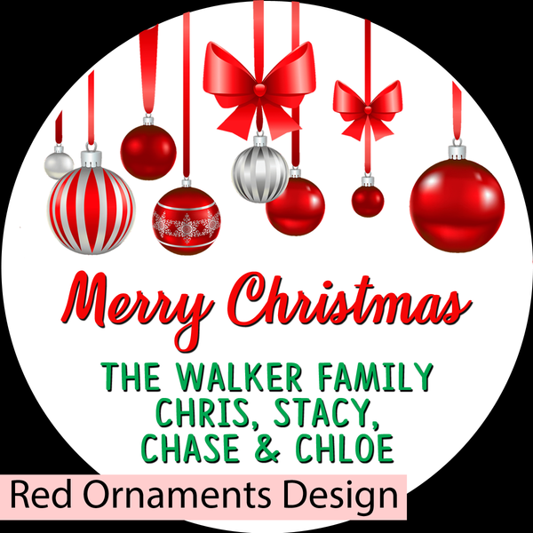 Christmas labels