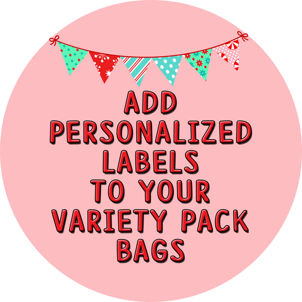 Popcorn bag labels