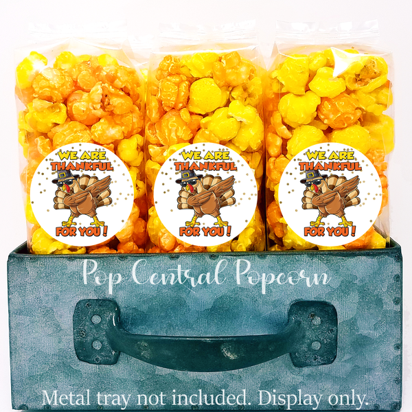 Dabbing Turkey - Thanksgiving - Popcorn Favor Bags