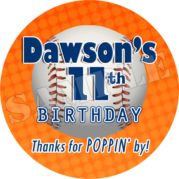 Astro Orange and Blue Birthday Popcorn Party Favors – Pop Central Popcorn