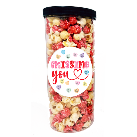 Missing You Valentine - Popcorn Tube