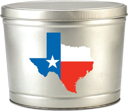 Texas Popcorn Tin