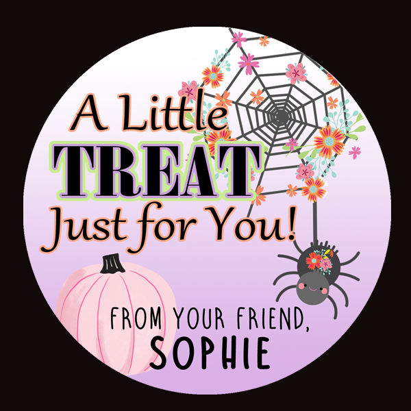 Halloween Popcorn Bags - A Little Treat Just For You