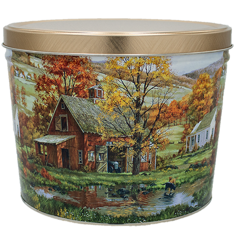 Autumn Farmhouse - 2 Gallon Tin