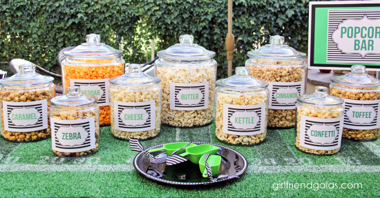 Popcorn Bar - DiY- 60 guests