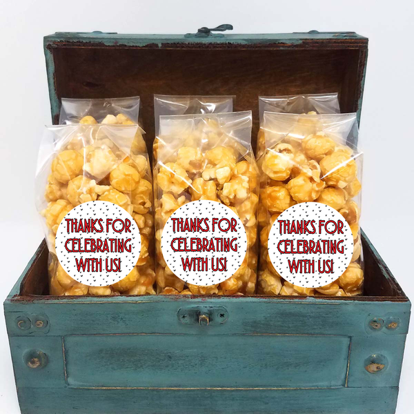 Personalized Popcorn Party Favors