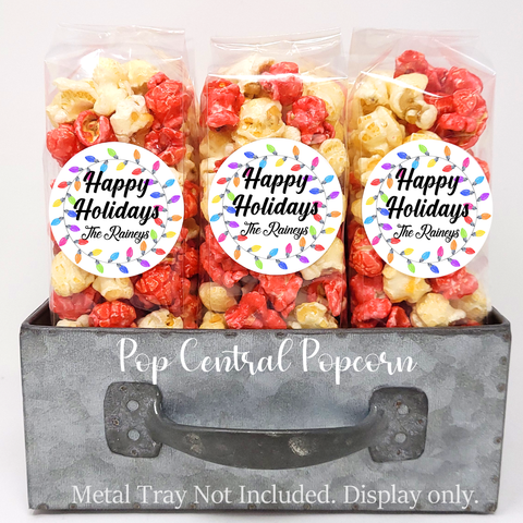 Bright Lights - Happy Holidays - Personalized Party Favors