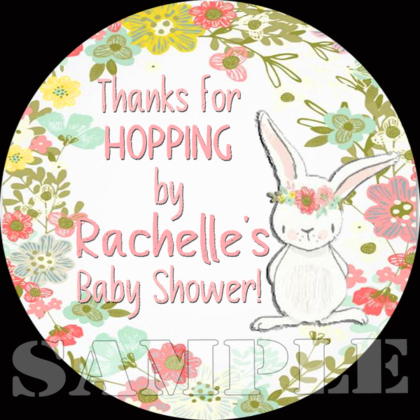 Bunny Baby Shower - Popcorn Party Favors