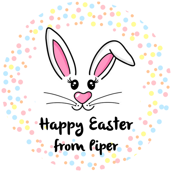 Bunny Face - Easter Popcorn Favor Size Bags