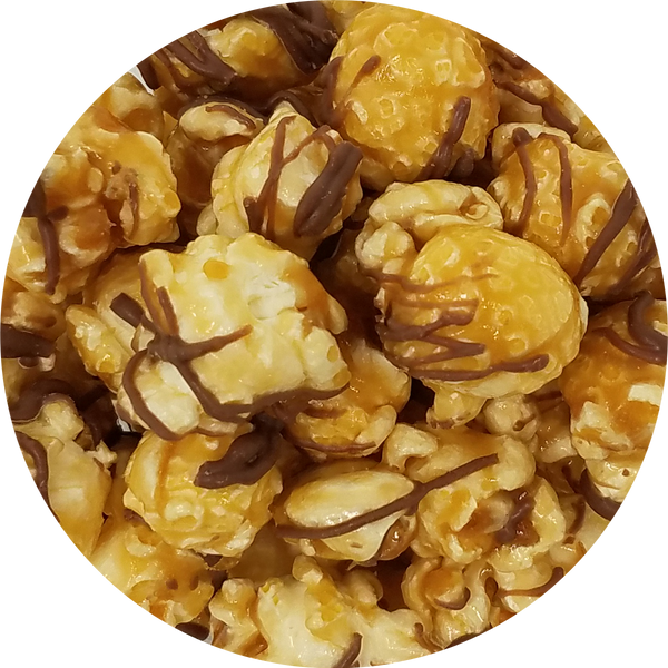 Caramel W/ Chocolate Drizzle Popcorn