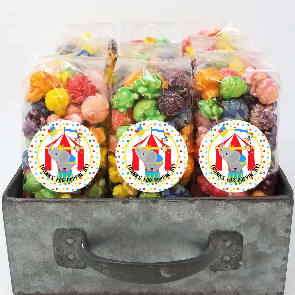 Circus birthday party favors 