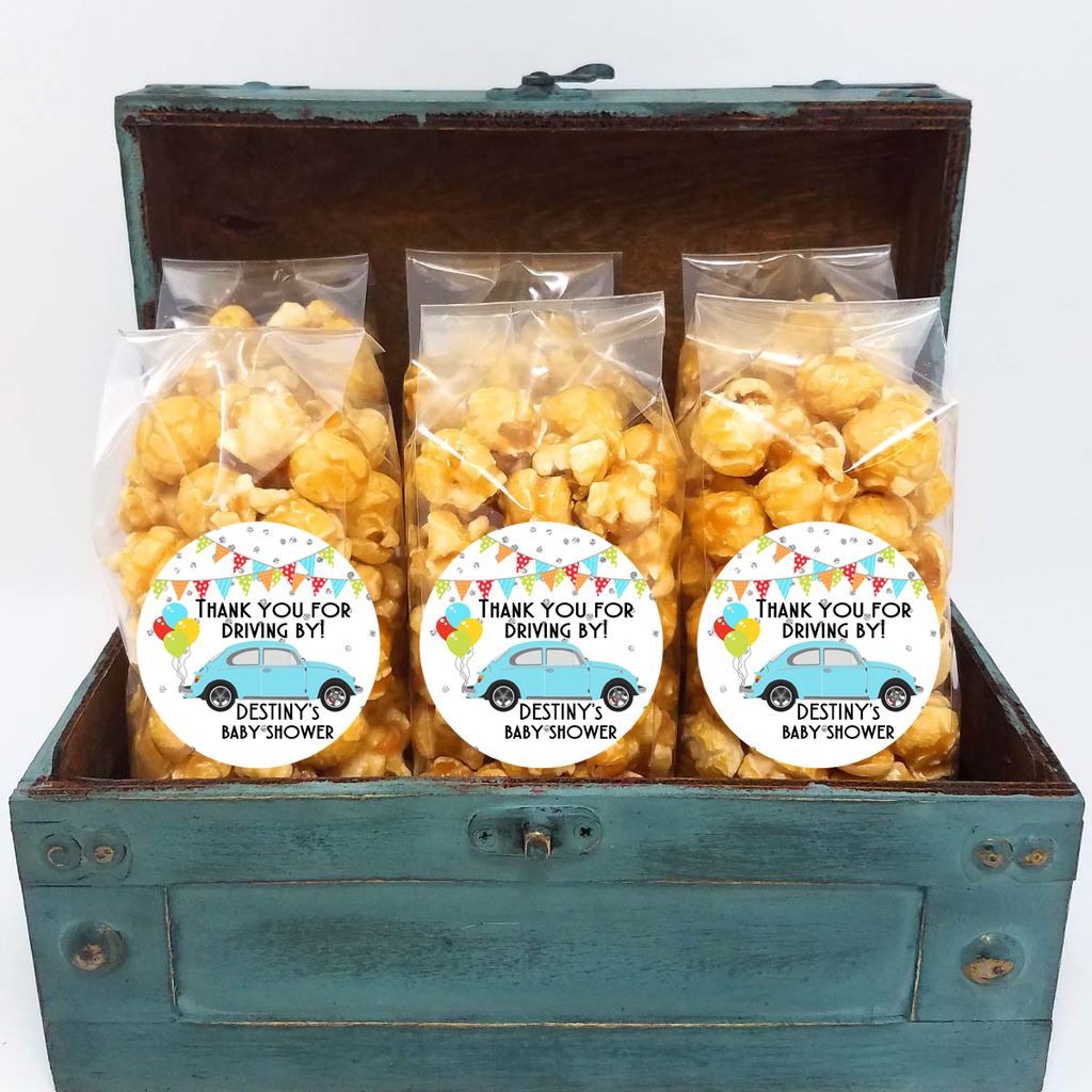 Personalized popcorn bags hot sale for baby shower