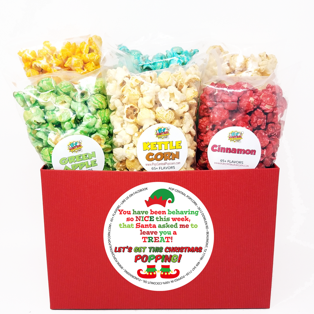Elf Behaving Nice - Variety Popcorn Pack - 6 Mini Bags
