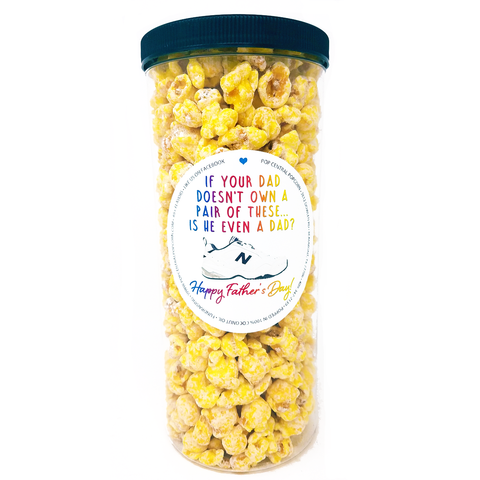 Father's Day Popcorn Tube - Dad Shoes