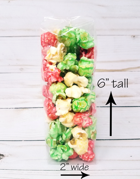 Merry and Bright - Holiday Christmas Corporate Popcorn Favor Bags