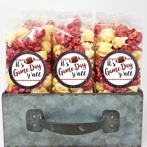 Football Season - Game Day Y'all - Popcorn Party Favors