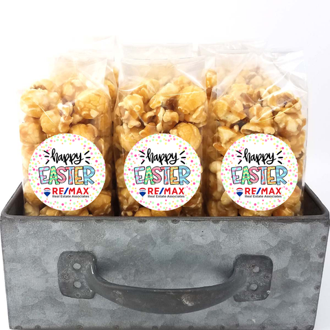 Easter Popcorn Bags with Your Business Logo - Favor Size