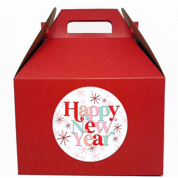 Happy New Year - Retro Red - Variety 6 Pack - Mini Bags