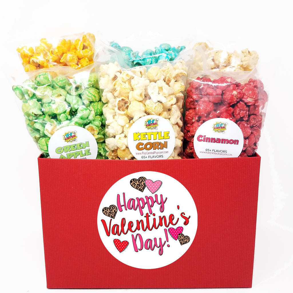 Leopard Hearts Valentine - Variety 6 Pack - Mini Bags