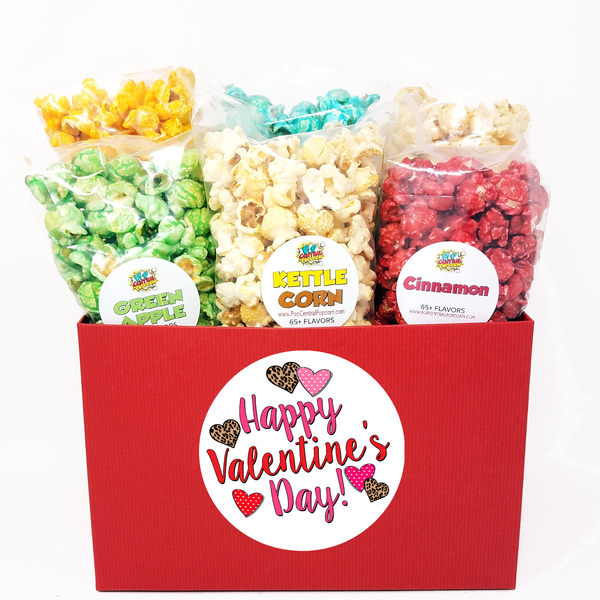 Leopard Hearts Valentine - Variety 6 Pack - Mini Bags