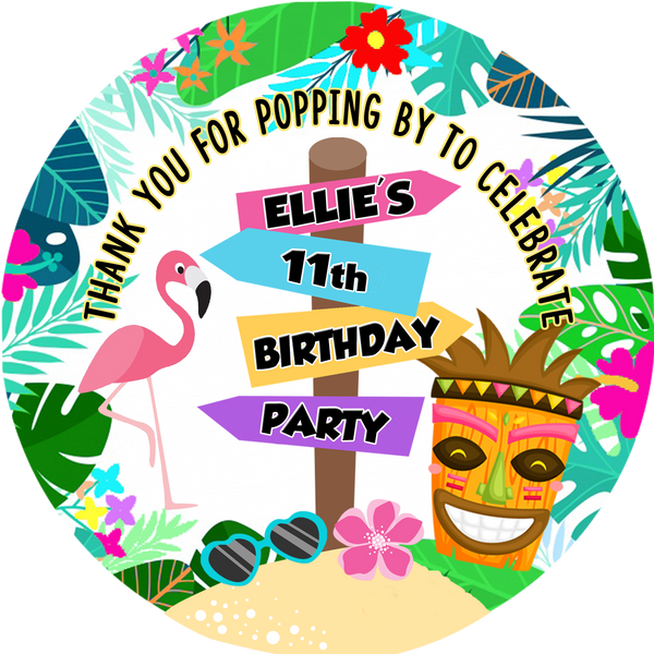 Luau party favors