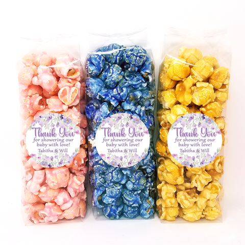 Lavender baby shower favors