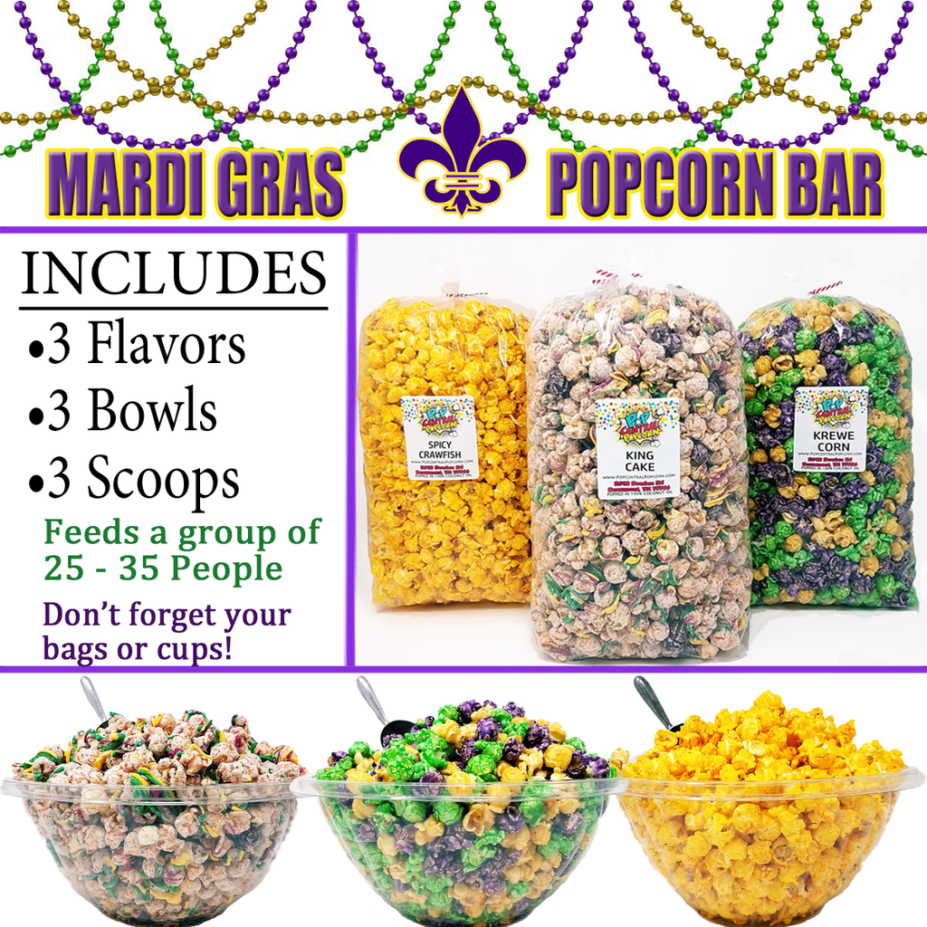 Mardi Gras Party - Popcorn Bar