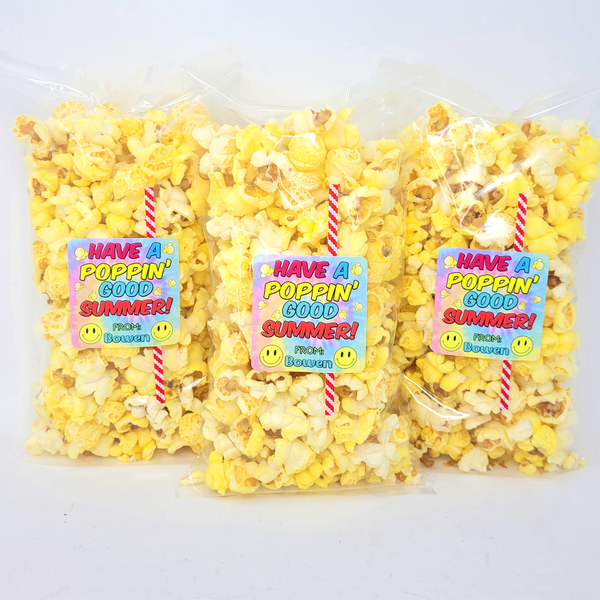 Custom Specialty Popcorn Bags - Mini Size - Minimum order of 10