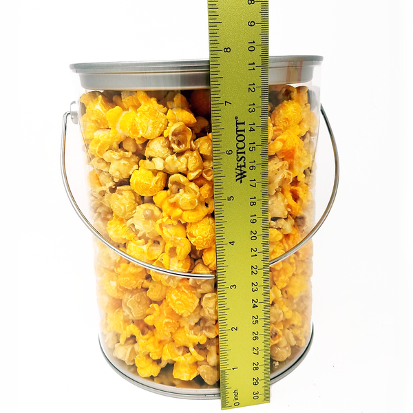 1 Gallon Popcorn Cans with Custom Logo Labels - SAVORY FLAVOR