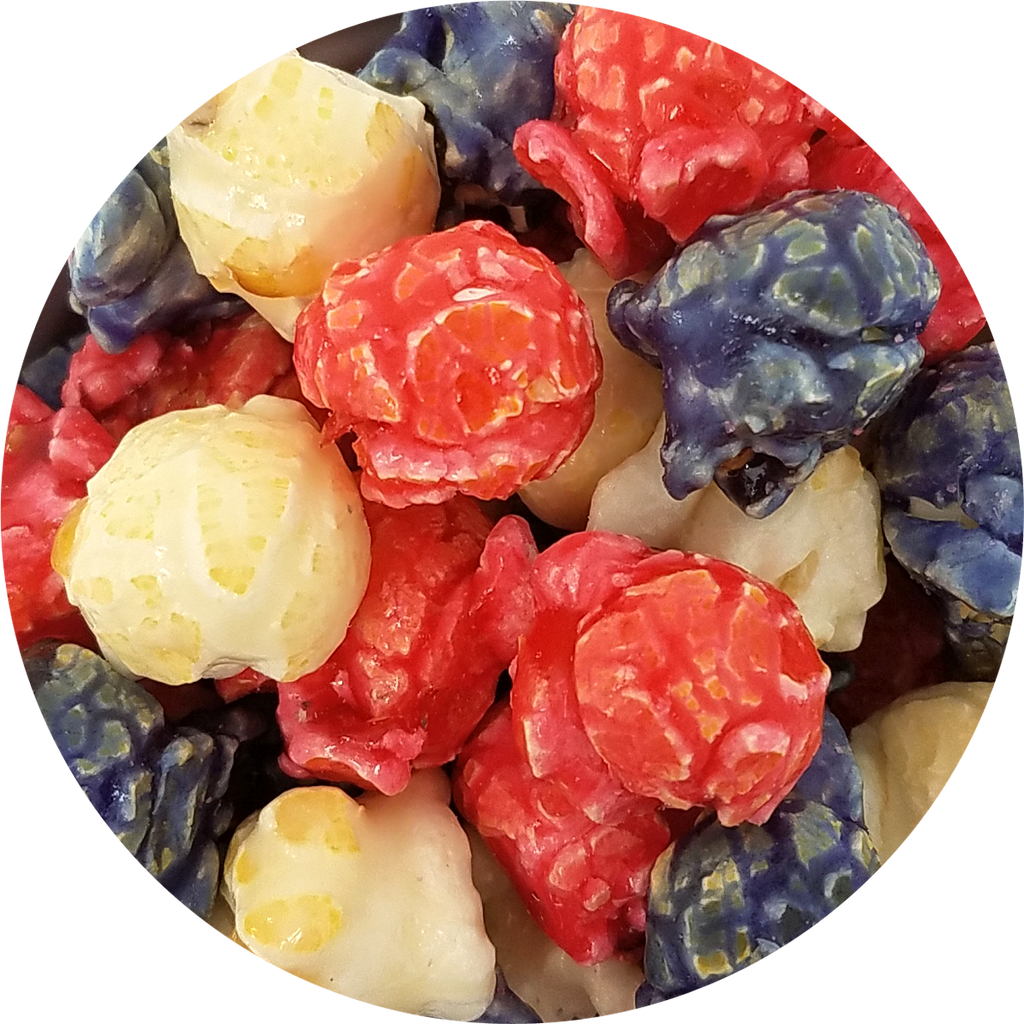 4th of July - red white and blue Popcorn