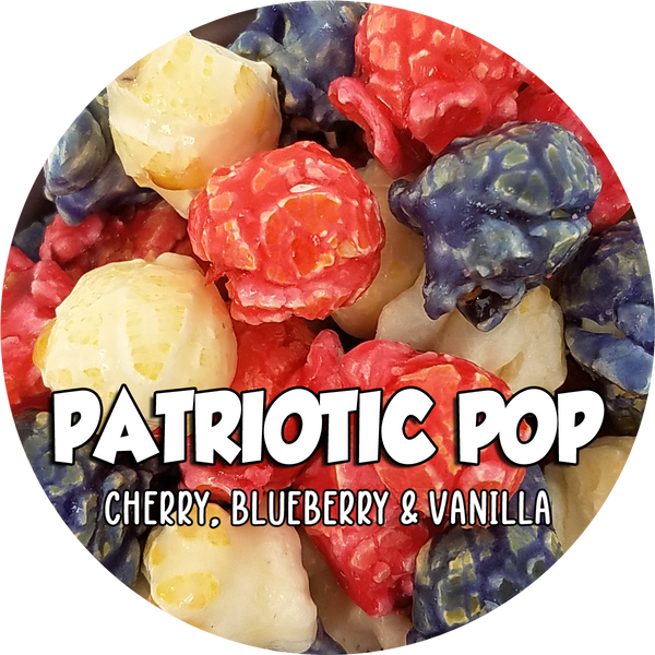 Red white and blue popcorn