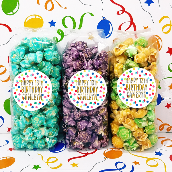 Abstract Polka Dot - Personalized Party Favor Bags