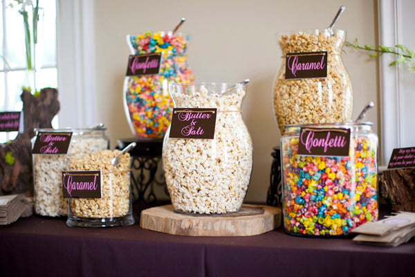 Popcorn Bar - DiY- 60 guests