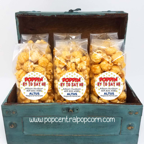 Custom Popcorn Bags for Businesses or Marketing - favor size