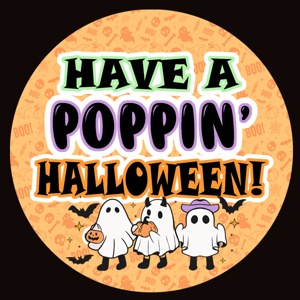 Have a Poppin Halloween - Popcorn Party Favors