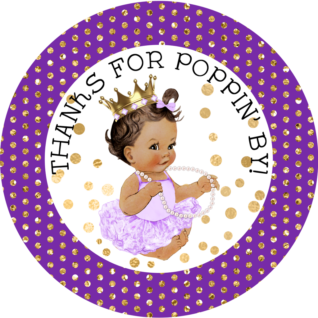 Purple and gold baby shower 2025