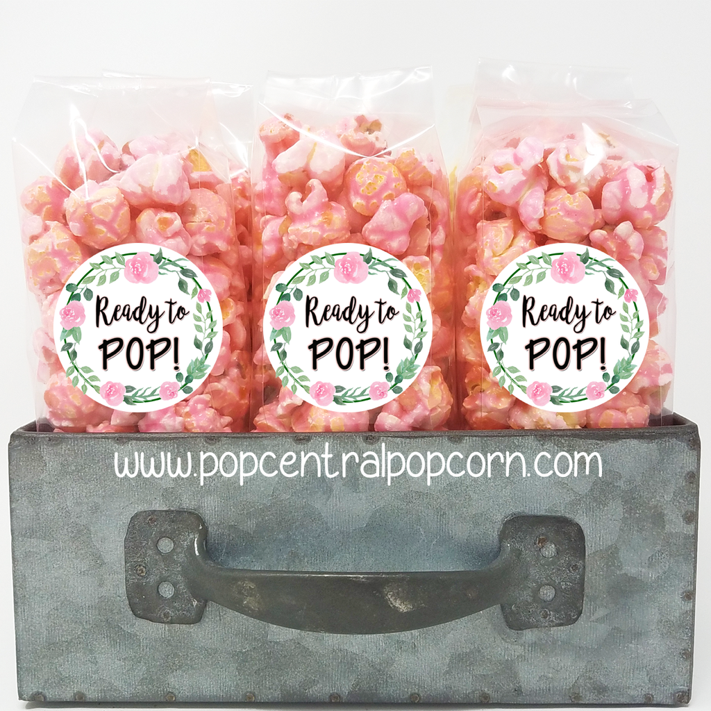 Baby shower popcorn bags discount