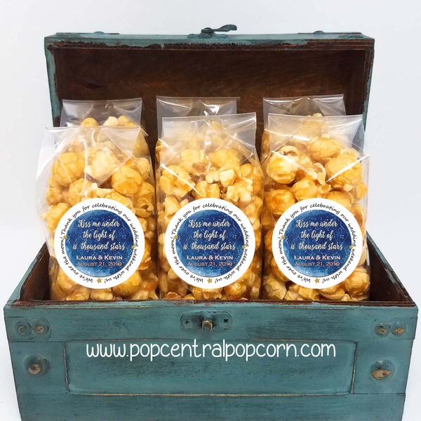 Starry Night - Whimsical Wedding Popcorn Favors