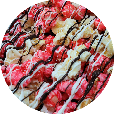 strawberries and champagne popcorn