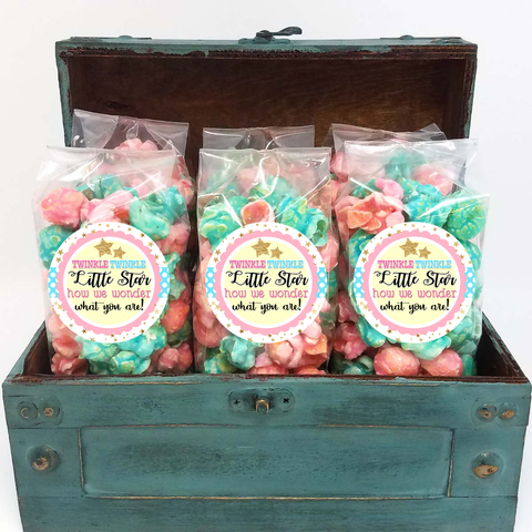 Gender reveal popcorn